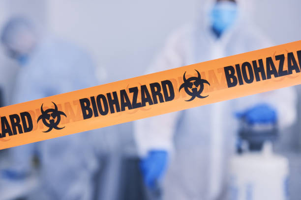 Professional Biohazard Cleanup technician working in Bainbridge, OH